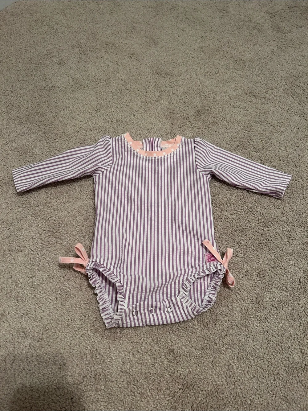 Ruffle Butts Baby Swim 3/6mo